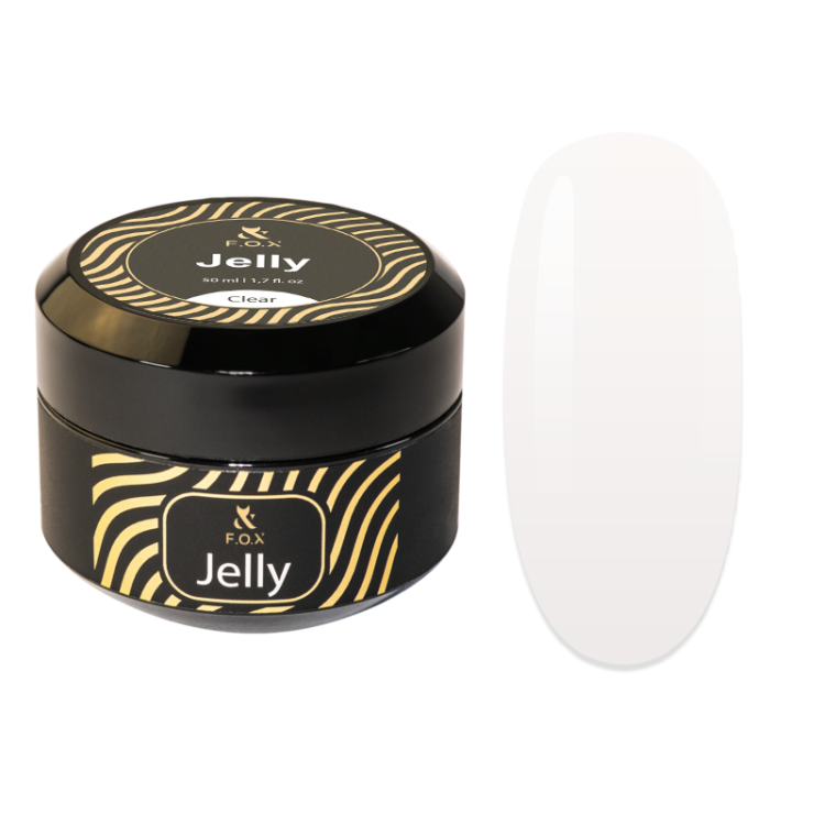 Żel budujący do paznokci F.O.X Jelly Clear przezroczysty