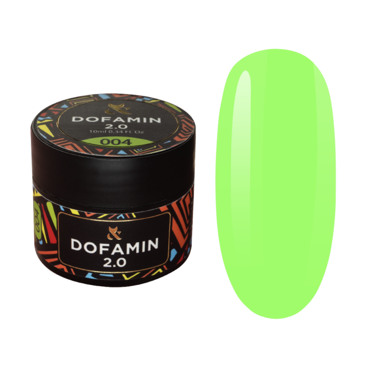 F.O.X Base Dofamin 2.0 004 – neonowa baza hybrydowa w limonkowym kolorze, słoiczek 10 ml